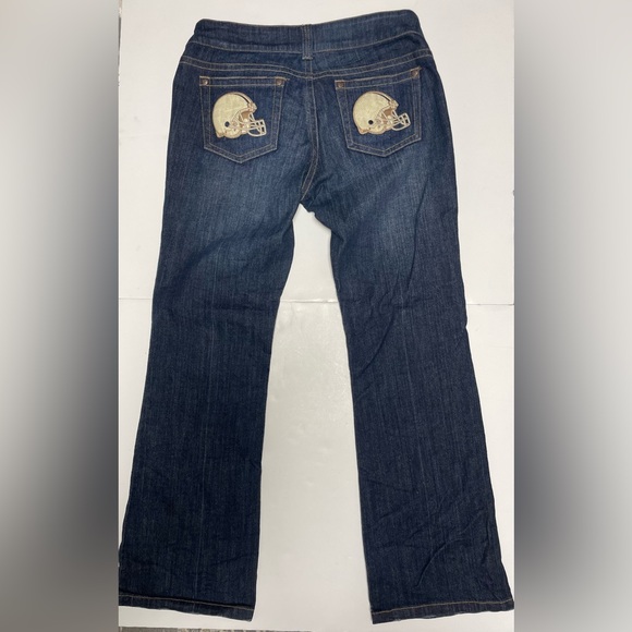 NFL Cleveland Browns Bootcut Denim Jeans Womens 30 - Picture 2 of 12
